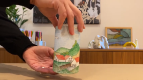 looking at the 3D landscape